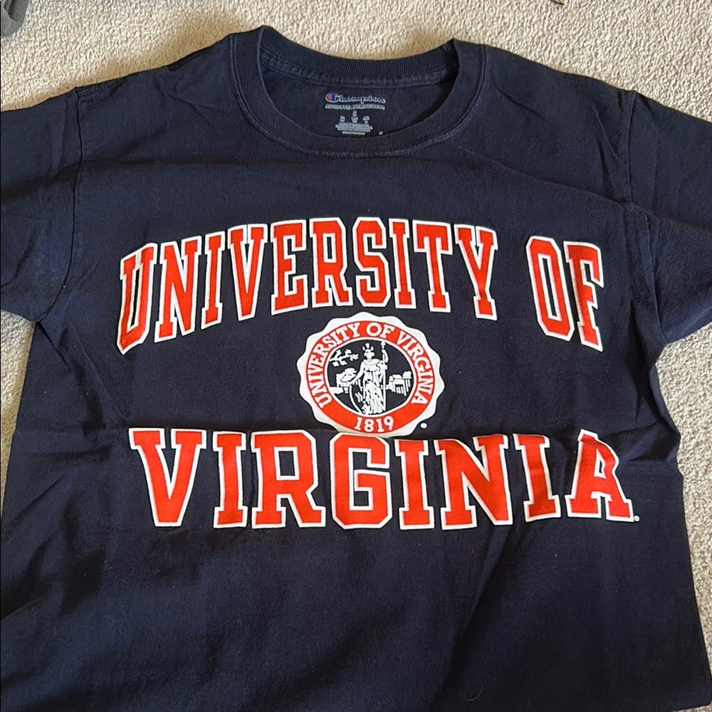 Champion Navy University of Virginia unisex T-Shirt